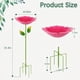 thumbnail image 2 of Retyion Pack de 2 Bebederos para Aves de 27 cm con Forma de Flor para Exterior, 2 of 9