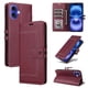 thumbnail image 5 of Premium Wallet Case for iPhone 17 with Card Slots & Kickstand, Flip Cover Red, 5 of 6