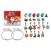 Magideal - Kit Para Hacer Pulseras Con Abalorios De Navidad Para Regalo De Año Nuevo