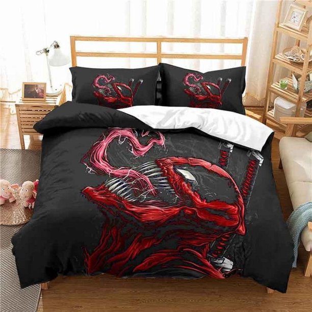Super-Hero-Venom-Bedding-Set- Quilt Duvet Cover Set Home Textiles3-Piece Bedding Set