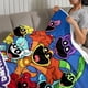 thumbnail image 3 of Smiling Critters - Critters Sonrientes anti-pilling, suave, ligera, esponjosa y acogedora de lujo para hogar y cocina – Perfecta para niños y adultos,110X70cm, 3 of 6