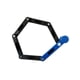 thumbnail image 1 of Candado Plegable K1200P Llave Mapa Azul/Negro Bt Metal Odis, 1 of 1
