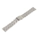 thumbnail image 3 of Correa De Reloj Para Hombre Correa De Acero Inoxidable Macizo Cierre Doblado Plateado 20 Mm, 3 of 5