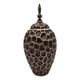 thumbnail image 1 of Jarron Florero Ceramica Diseño Panal Decorativo Cafe Grande, 1 of 6