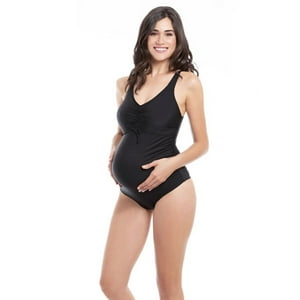 Samia - Traje De Baño Embarazada Negro Xxl