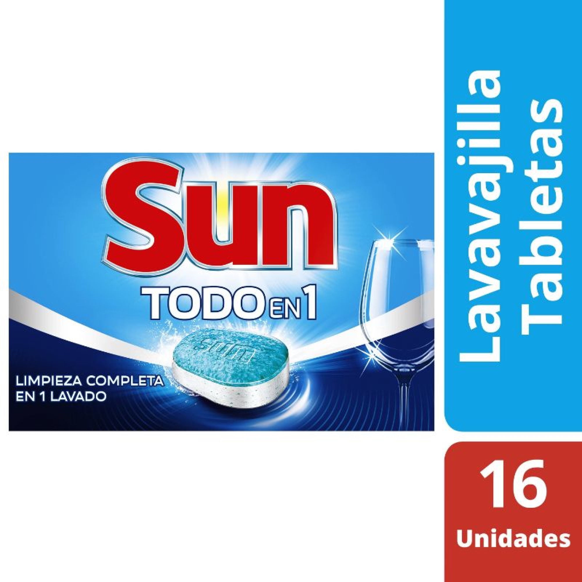 Sun - Detergente Lavavajilla Todo En 1