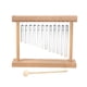 thumbnail image 3 of Carillón de viento de mesa, instrumento de percusión, herramienta didáctica, carillón de mano con soporte de madera para actuaciones en aula para, 3 of 5