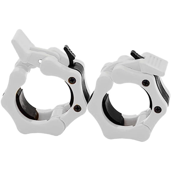 Par de abrazaderas para barra GW Tech de liberación rápida de 2" en blanco