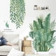 thumbnail image 2 of 2pcs Banana Leaf Plant PVC Wall Stickers, Bedroom Background Living Room Wall Paper, 2 of 4