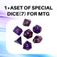 thumbnail image 2 of Tapete de juego Partypda MTG 61 x 36 cm impermeable antideslizante con dados, 2 of 6