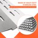thumbnail image 3 of Deflectores de calor QuliMetal 65505 de acero inoxidable, 34 x 22 cm, paquete de 2, 3 of 6