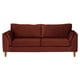 thumbnail image 1 of Sofa Velvet Milan 3 Cuerpos Chocolate, 1 of 4