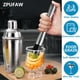thumbnail image 2 of Set de coctelera ZPUFAW, 6 unidades, 700 ml, acero inoxidable, 2 of 8