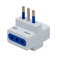 Enchufe Adaptador Schuko Triple 1500W Philco - Sc