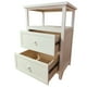 thumbnail image 3 of Velador Dormitorio Pallavicini 2 Cajones Blanco, 3 of 3