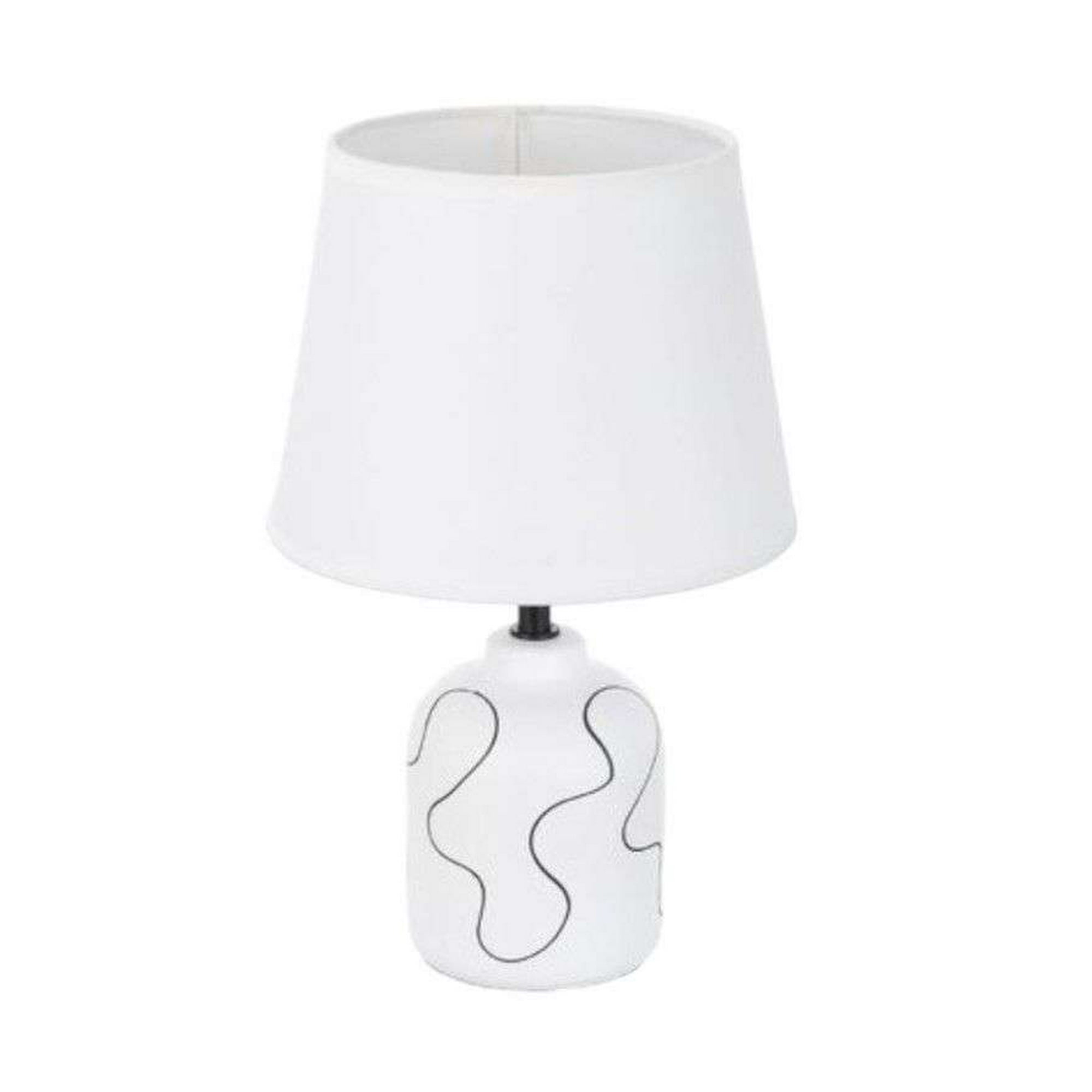 Oem - Lampara De Velador Lampara De Mesa Diseño De Curvas B