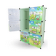 thumbnail image 1 of Organizador infantil modular para closet verde, 1 of 3