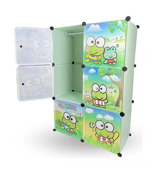 Genérico - Organizador Infantil Modular Para Closet Verde