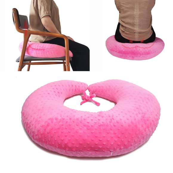 Almohada BBL coceyese después de la cirugía para dormir con el trasero, punto rosa
