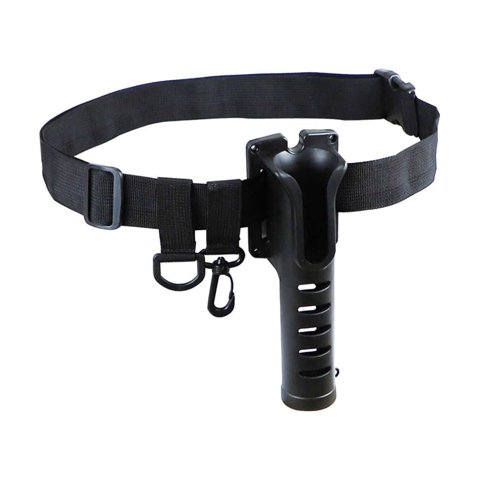 Ioensy - Soporte Para Caña De Pescar En La Cintura, Insertador De Poste Profesional Para Pesca Al Aire Libre, Negro