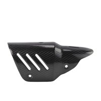 Magideal - Cubierta Protectora De Protector Térmico De Fácil De Instalar Accesorios Para Piezas De Motocicleta Protector De De Fibra De Carb 270 Mm X 131 Mm