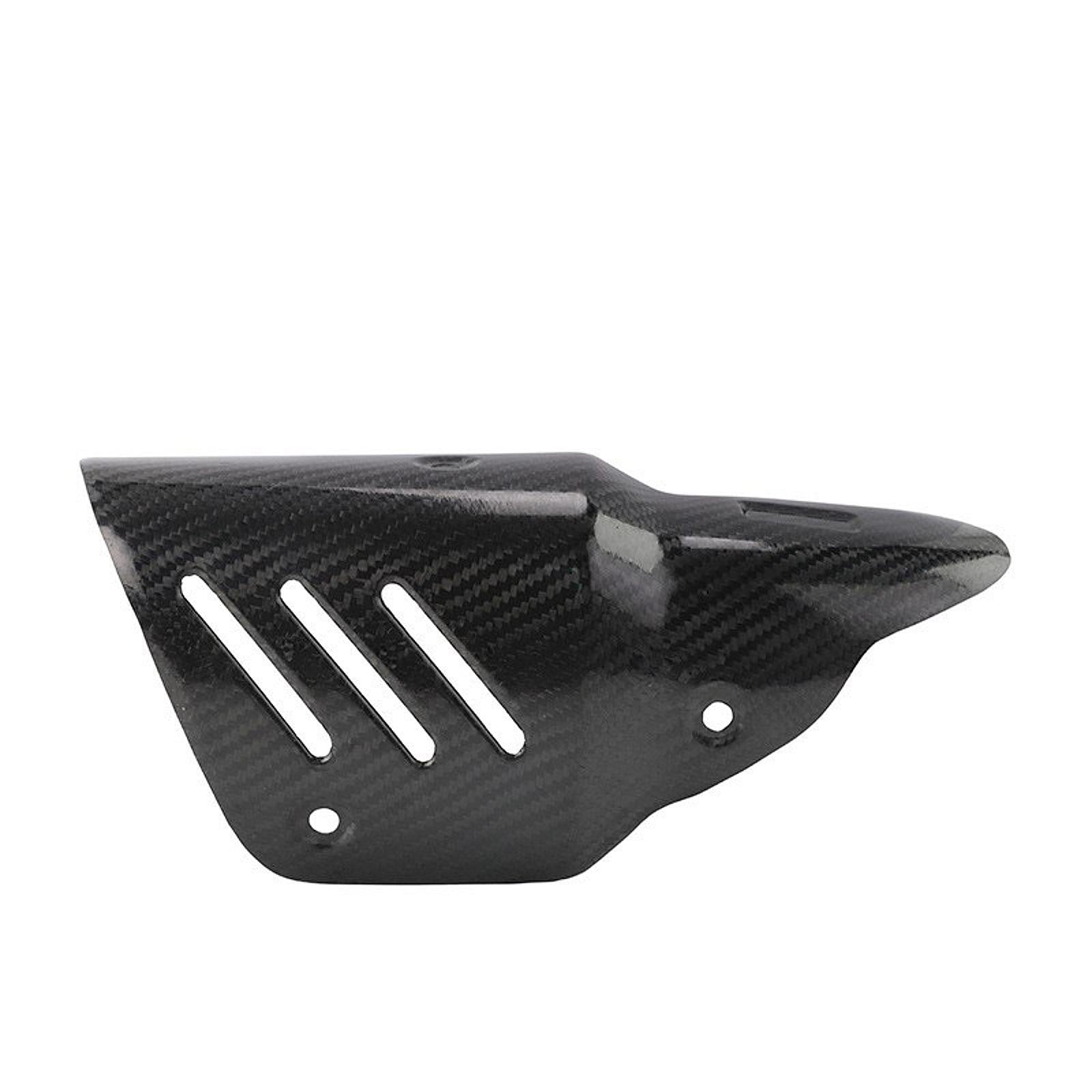 Magideal - Cubierta Protectora De Protector Térmico De Fácil De Instalar Accesorios Para Piezas De Motocicleta Protector De De Fibra De Carb 270 Mm X 131 Mm