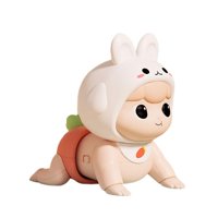 Bothyi - Juguete De Bebé Gateando Con Música Juguete De Muñeca De Canto Eléctrico Para Niños Pequeños Niños Rosa