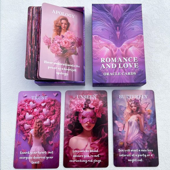 Mazo de 50 cartas de Oracle Cards EMPATHSOUL Love, Life Relationship