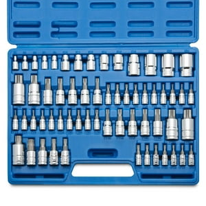 Set De Enchufes Y Tornillos Torx Externos Neiko 10083A, 60 Piezas