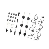 Ioensy - Colectores De Admisión Con Aletas De Remolino De Aleación De Aluminio 059129711 Para Audi Vw Sturdy 24 Piezas