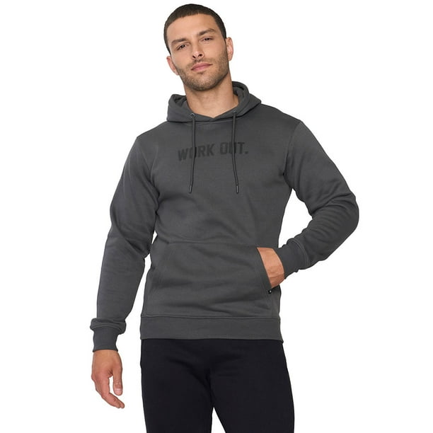 Polerón Hombre Deportivo Canguro Charcoal Corona