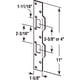 thumbnail image 2 of Lock Prime-Line U 9427, 28 cm, acabado en latón de alta resistencia, 2 of 2