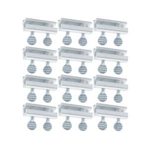 Bothyi - 12 Piezas Cerradura De Puerta Y Ventana Cerraduras De Puerta De Seguridad Dormitorio Mejoras Para El Hogar Oficina Doble Agujero