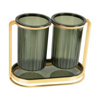 Bothyi - Soporte Para Utensilios De Cocina, Soporte Para Vajilla, Soporte Para Cubiertos, Soporte Para Cuchara, Tenedor, Tarro Doble Aureate