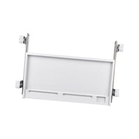 Magideal - Organizador De Teclado Para Cajón De Ordenador Debajo Del Escritorio, Deslizante Para Estudio De Oficina, Instalación Sencilla Y Resistente Blanco