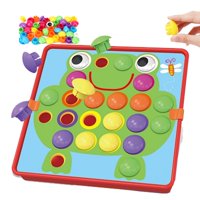 Otuti - Puzzle De Botón Mosaico 12 Láminas Juego Didáctico