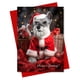 thumbnail image 1 of Tarjeta de Navidad CATNEVERLAND Schnauzer Miniatura 5x7, 1 of 8