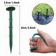 thumbnail image 3 of Estacas para tela de jardinería TorSor, paquete de 50, plástico verde, 16 cm, 3 of 9