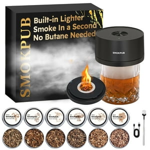 Whisky Eléctrico Cocksmoker Smokpub Con 6 Astillas De Madera