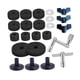 thumbnail image 2 of 23 Piezas De Accesorios De Repuesto Para Platillos, Fieltros Para Soportes De Platillos Para Piezas De Percusión, Color Negro, 2 of 5