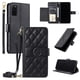 thumbnail image 1 of Funda tipo billetera FOXDOCK para Samsung Galaxy S20 Plus – Tapa abatible con correa para mujer, 1 of 5