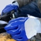 thumbnail image 4 of 3 pares de guantes de trabajo de seguridad, guantes de jardinería, guantes protectores transpirables de goma., 4 of 5