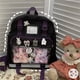 thumbnail image 1 of Japanese Second Element Backpack Teenage Girls School Bags Nylon Backpack Women Shoulder Bag Transparent Pocket Itabag Mochila, 1 of 3