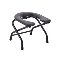 Magideal - Asiento De Inodoro Plegable Silla Cómoda Antideslizante Usos Múltiples Cómodo Fácil De Lavar Asiento De Inodoro En Cuclillas Para Ancianos Asiento De Altura 30Cm