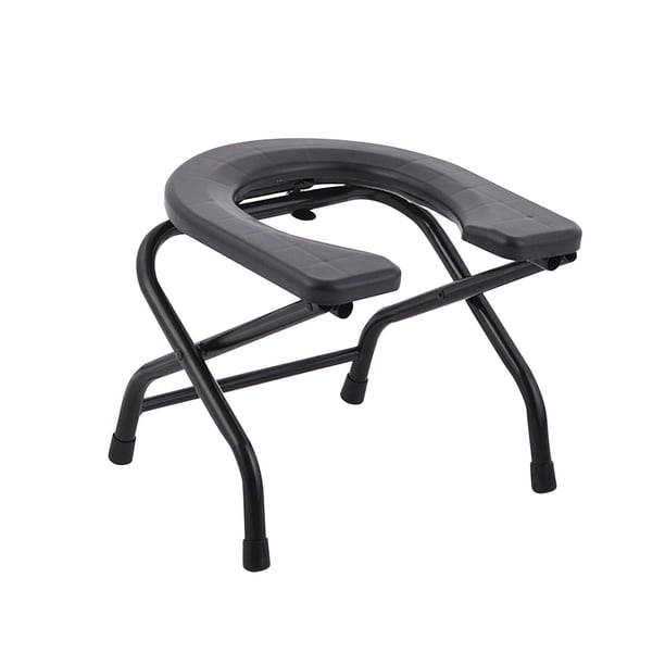 Asiento de inodoro plegable Silla cómoda Antideslizante Usos múltiples Cómodo Fácil de lavar Asiento de inodoro en cuclillas para ancianos Asiento de Altura 30cm
