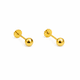 thumbnail image 1 of Aros Bolita 3mm Nº1 Oro 18k nacional, 1 of 4