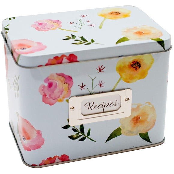Caja de recetas HEART & BERRY con 24 tarjetas de recetas y 12 separadores