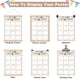 thumbnail image 3 of Calendario de cumpleaños VAkadamy 42 × 28,5 cm estilo boho para aula, 3 of 6