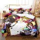 thumbnail image 1 of Anime P4 Persona 4 Bedding Set,Duvet Cover Bed Set Quilt Cover Pillowcase, Boys Girls Adults Bed Sheets, 1 of 5