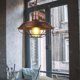 thumbnail image 2 of Suspensión de luminarias vintage estilo industrial, plafonnier rétro éclairage intérieur, lámpara de cocina salón salle à manger chambre, Ø 260mm, rouille, 2 of 5